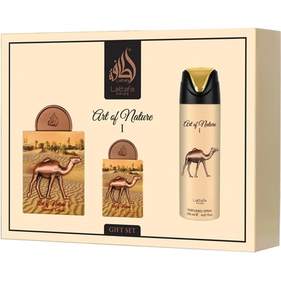 LATTAFA Pride Art of Nature I комплект Парфюмна вода 100 ml + Парфюмна вода 20 ml + Спрей за тяло 2