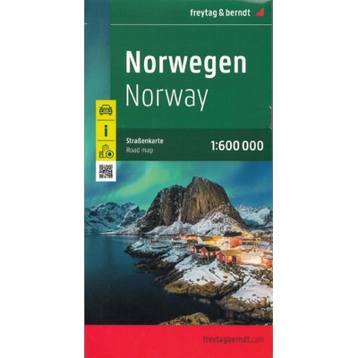 Automapa Norsko 1:600 000