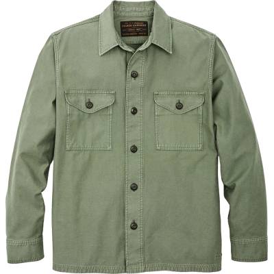 Filson Мъжка риза с копчета Filson Field Jac-Shirt - Washed Fatigue Green (033-3214-0211)