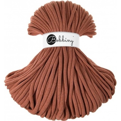 Bobbiny bavlněná šňůra JUMBO 9mm terracotta