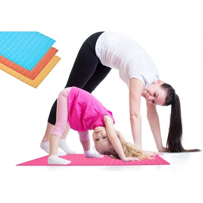 Vylen VYLEN Dětská akupresurní pěnová cvičební podložka 85 x 45 cm Tmavě žlutá