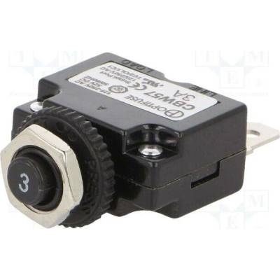 OPTIFUSE CBW57-PS-3A-1X Pojistka: tepelná; 3A; Imax: 1kA; 125V,250V; 32VDC,50VDC