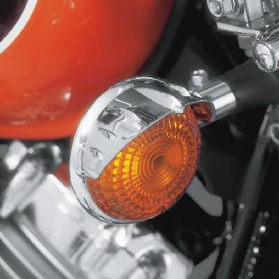 Highway Hawk H662-050 Štítky blinkrů Tech Glide Yamaha 2ks - Chrom