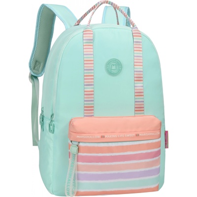 Marshmallow Ученическа раница Marshmallow - Stripes, Mint (DKT64477)