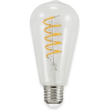 Koloreno LED žárovka E27 4W ST64 Filament Retro Crystal Teplá bílá 2200K