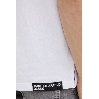 Karl Lagerfeld Jeans тениска с яка мъжка от памук (A2M17094)
