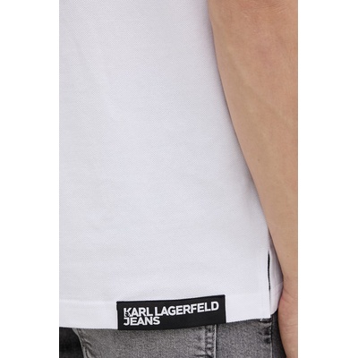 Karl Lagerfeld Jeans тениска с яка мъжка от памук (A2M17094)
