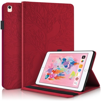 Vsetkonamobil 57088 ART TREE Zaklápacie puzdro Apple iPad 9.7 2017 / 9.7 2018 / iPad Air 1 / 2 červené