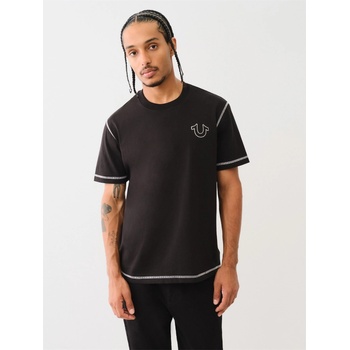 Image 1 of True Religion Тениска True Religion Men's Regular Fit Stitch T-Shirt - Black