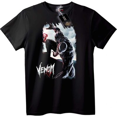 NOONEBRAND Тениска Venom Филм - 3XL, Black