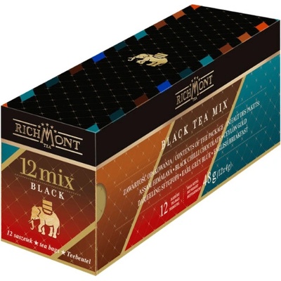 Richmont čaj Black Mix 12 ks