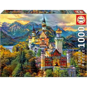 Educa Пъзел Educa - Замъкът Нойшванщайн, 1000 части (EDU19933)