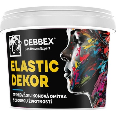 Den Braven Prémiová silikonová omítka ELASTIC DEKOR 25 kg
