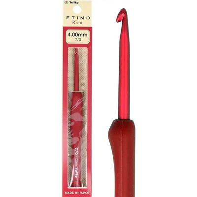 Háček Tulip Etimo Red - 4 mm
