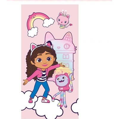 Jerry Fabrics Osuška Gabbys Dollhouse 70 x 140 cm