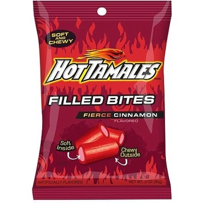 Hot Tamales žvýkací mini pendreky s příchutí skořice 85 g