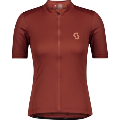 Scott Endurance krátký rukáv rust red/brick red pánský
