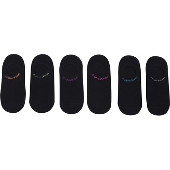 Calvin Klein Чорапи Calvin Klein Invisible 6 Pack Socks - Black