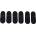 Calvin Klein Чорапи Calvin Klein Invisible 6 Pack Socks - Black