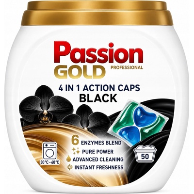 Passion Gold 4v1 Black kapsle na praní 50 PD