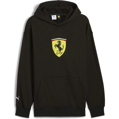 Puma FERRARI RACE BIG SHIELD HOODIE čierna mix