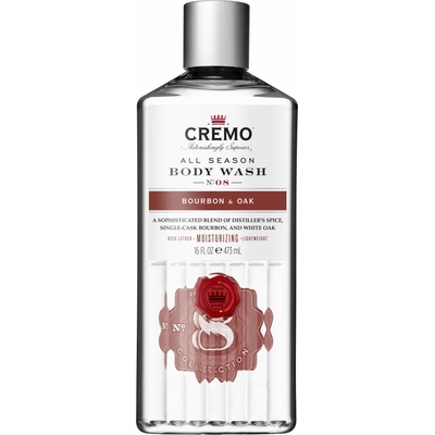Cremo Body wash Bourbon & Oak sprchový gél 473 ml