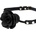 Kiotos Silicone Rose Gag Black