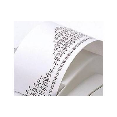 Papierová páska 57x50x12mm,55g papier (29m) termo