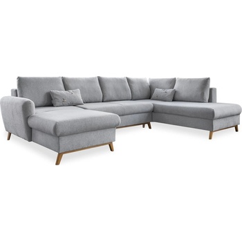 Miuform Светлосив U-образен разтегателен диван, десен ъгъл Scandic Lagom - Miuform (Lagom LCL-2QBK-HAEECR MAS415)