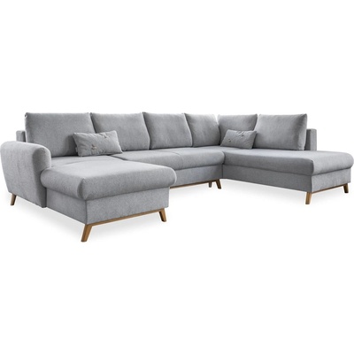 Miuform Светлосив U-образен разтегателен диван, десен ъгъл Scandic Lagom - Miuform (Lagom LCL-2QBK-HAEECR MAS415)