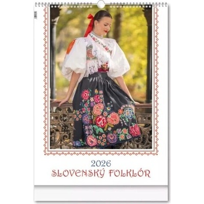 Slovenský folklór nástenný 2026