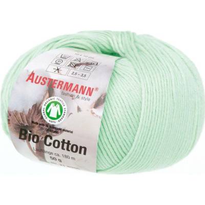 Pletací příze Austermann Bio Cotton Barva: 08 MINT