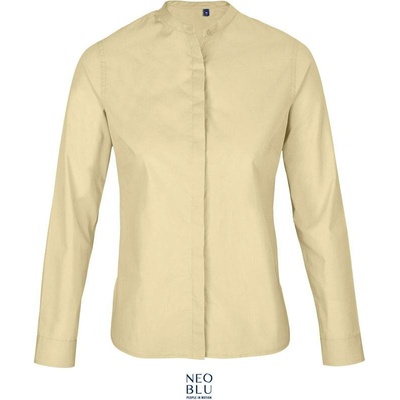 Neoblu Bart Women Popelínová blúzka s dl. rukávom hnedá Beige