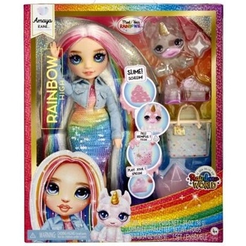 MGA Rainbow High Fashion Doll with Slime & Pet Amaya Raine