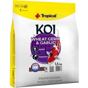 Tropical Koi Wheat Germ & Garlic Pellet M 5 L