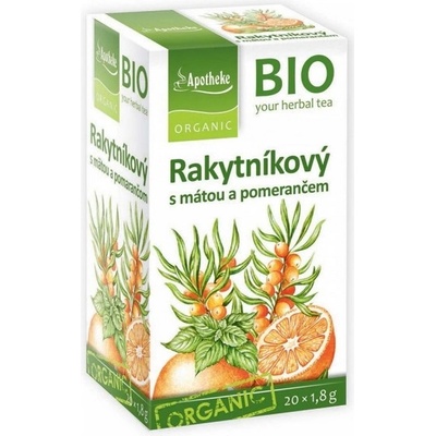 Apotheke RAKYTNÍKOVÝ ČAJ a mátou a pomerančem BIO 20 X 1,8 g