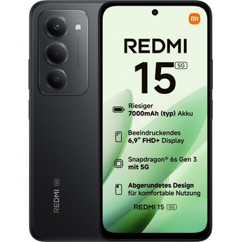 Xiaomi Redmi 15 5G 4GB/128GB Midnight Black