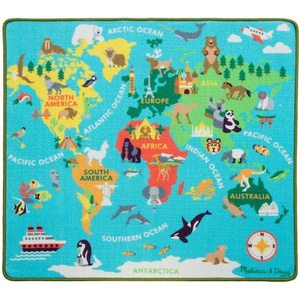 Melissa & Doug - Килимче за игра - Околосветско пътешествие