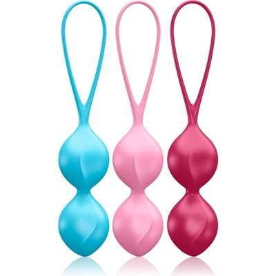 Satisfyer V BALLS DOUBLE Vaginální činka 79,3g + Vaginální činka 114,1g + Vaginální činka 10,3g