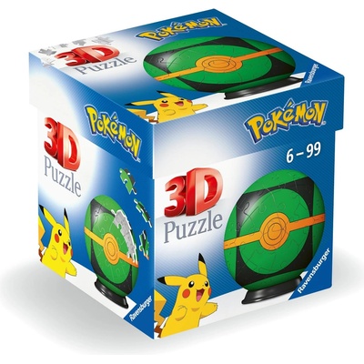 Ravensburger 3D Пъзел Ravensburger от 54 части - Pokemon: Dusk Ball (7011626)