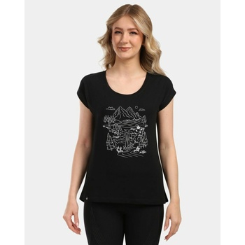 Kilpi Дамска памучна тениска Kilpi ROANE-W Black Kilpi | Cheren | ЖЕНИ | 36