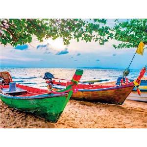 Dino - Puzzle Fishing boats - 2 000 piese