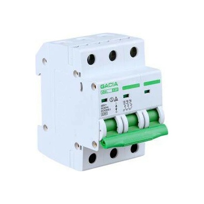 Istič, 6kA, C, 3 póly, 20A GACIA SB6L C 3P 20A
