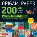 Tuttle Publishing Origami Paper 200 sheets Mother Earth Photos 6" (15 cm) | Tuttle Studio