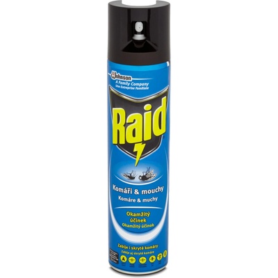Raid proti lietajúcemu hmyzu, proti komárom a muchám 400 ml