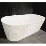 Inter Ceramic Самостоятелна вана Inter Ceramic, матово бял акрил, 165x74 см (LB1986MW)