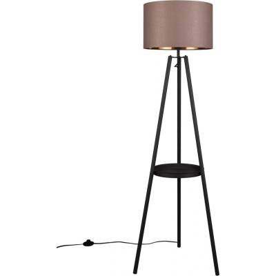 Reality Черна подова лампа с рафт (височина 152 cm) Colette - Reality (R41561032)