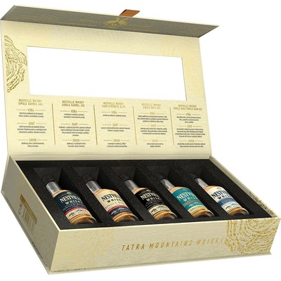 Nestville Whisky Limited Edition 46,98% 5 x 0,04 l (set)