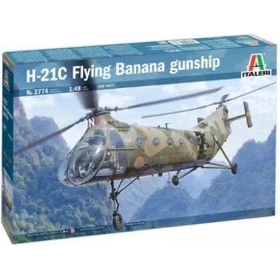 Italeri Италери: Модел на хеликоптер H-21C Flying Banana G - 1: 24 (2774s)