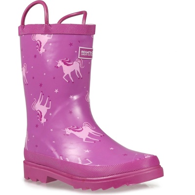 Regatta Гумени ботуши Regatta Kids' Minnow Jnr W Wellingtons - Unicorn/ROrc